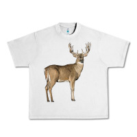 Lunar Rock white tailed buck deer Urban Heavy Tee - LillyAllenDesigns