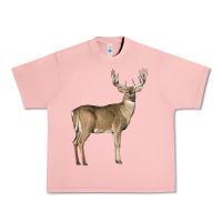 Salmon white tailed buck deer Urban Heavy Tee - LillyAllenDesigns