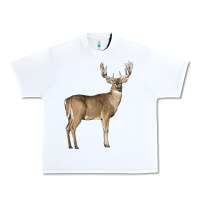 White white tailed buck deer Urban Heavy Tee - LillyAllenDesigns