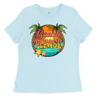 Baby Blue beach please Ladies Tee - Jasminsmagicworld