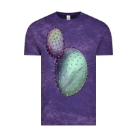Cloud Purple Opunthia Santa Rita Cactus Vintage Tee - LillyAllenDesigns