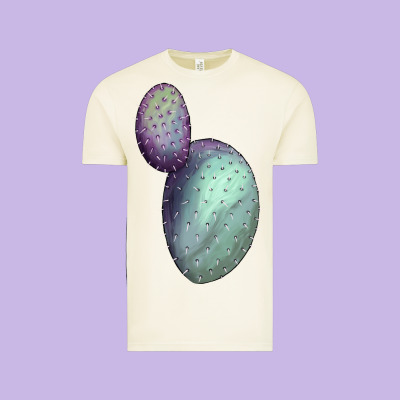 Opunthia Santa Rita Cactus Vintage Tee Designed By Lillyallendesigns
