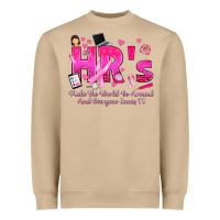 Breast Cancer Hr Human Resources Heavyweight Sweatshirt | Teevron