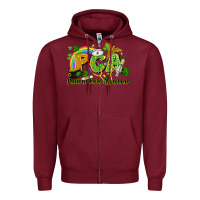 Burgundy PCA Patient Care Assistant St. Patrick's Day Zipper Hoodie - CowGirlArtShop