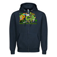 Navy PCA Patient Care Assistant St. Patrick's Day Zipper Hoodie - CowGirlArtShop