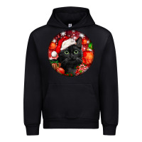 Black christmas bombay cat Urban Hoodie - LillyAllenDesigns