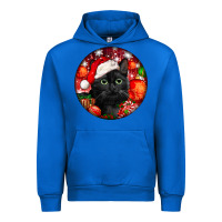 Cobalt christmas bombay cat Urban Hoodie - LillyAllenDesigns