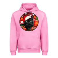 Fuchsia Pink christmas bombay cat Urban Hoodie - LillyAllenDesigns