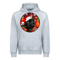 Heather Grey christmas bombay cat Urban Hoodie - LillyAllenDesigns