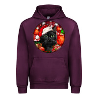 Mauve Wine christmas bombay cat Urban Hoodie - LillyAllenDesigns