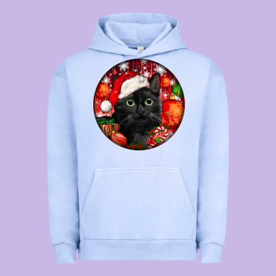 Christmas Bombay Cat Urban Hoodie Designed By Lillyallendesigns