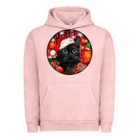 Pigment Salmon christmas bombay cat Urban Hoodie - LillyAllenDesigns
