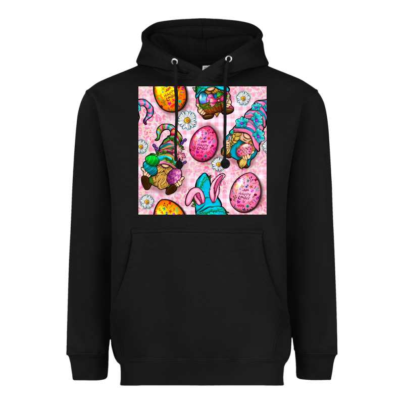 Easter Gnomies Seamless Pattern Heavyweight Hoodie by BundleAndBundleShop | Teevron