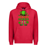 Cardinal Just here for the shenanigans St. Patrick's Premium Hoodie - OliviaCreatesArt