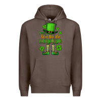 Coffee Just here for the shenanigans St. Patrick's Premium Hoodie - OliviaCreatesArt