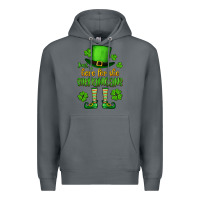 Rock Just here for the shenanigans St. Patrick's Premium Hoodie - OliviaCreatesArt