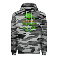Slate Camo Just here for the shenanigans St. Patrick's Premium Hoodie - OliviaCreatesArt