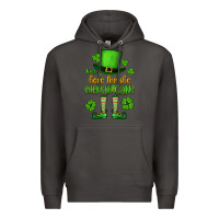 Smoke Just here for the shenanigans St. Patrick's Premium Hoodie - OliviaCreatesArt
