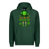 Sports Green Just here for the shenanigans St. Patrick's Premium Hoodie - OliviaCreatesArt
