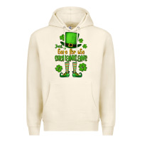 Tofu Just here for the shenanigans St. Patrick's Premium Hoodie - OliviaCreatesArt