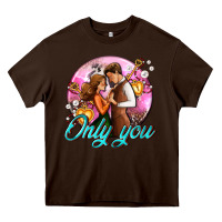 Chocolate Brown only you and couple with keys Heavy Core Tee - AdoDesignShop
