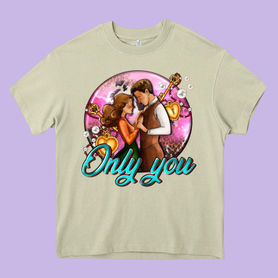 Only You And Couple With Keys Heavy Core Tee Designed By Adodesignshop