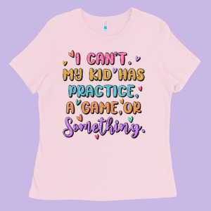 Sports Mom Ladies Tee Designed By Maliassmallbusiness