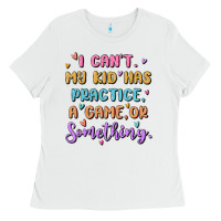 White sports mom Ladies Tee - MaliasSmallBusiness