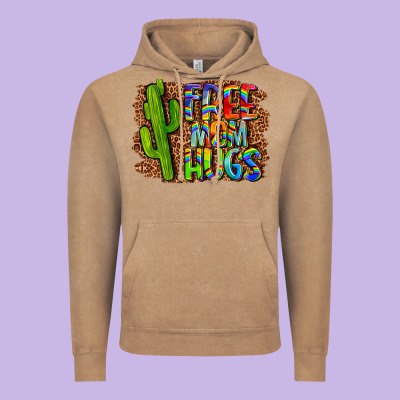 Free Mom Hugs Vintage Hoodie Designed By Lillyallendesigns