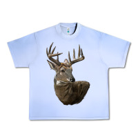 Grape Ice white tailed buck deer head Urban Heavy Tee - LillyAllenDesigns