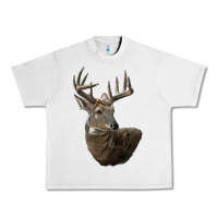 Lunar Rock white tailed buck deer head Urban Heavy Tee - LillyAllenDesigns