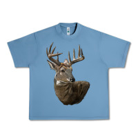 White Tailed Buck Deer Head Urban Heavy Tee | Teevron
