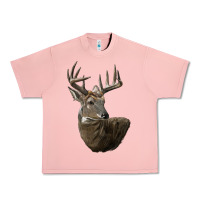 Salmon white tailed buck deer head Urban Heavy Tee - LillyAllenDesigns