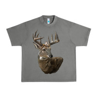 Tornado white tailed buck deer head Urban Heavy Tee - LillyAllenDesigns