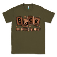 Army Green black the prime element melanin Classic Tee - LillyAllenDesigns