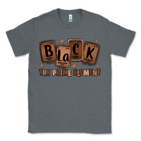 Charcoal Heather black the prime element melanin Classic Tee - LillyAllenDesigns