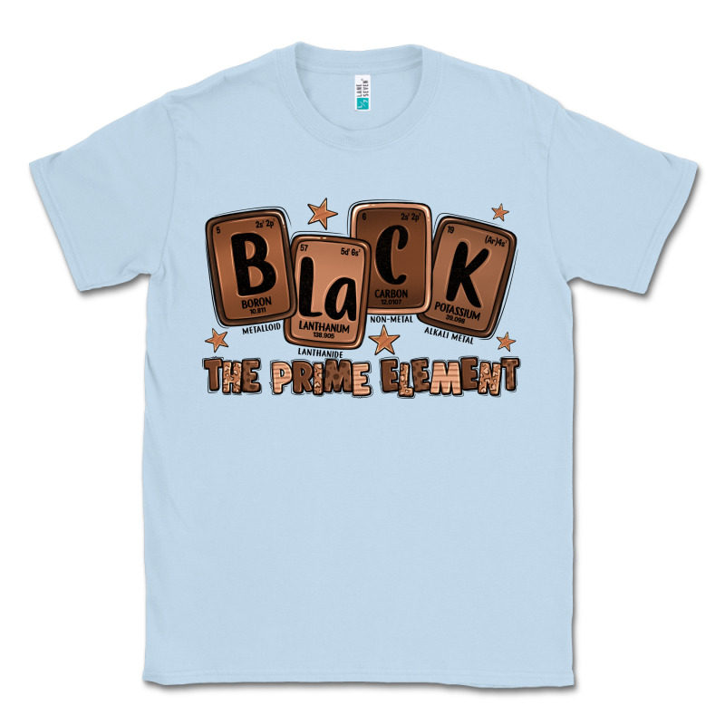 Black The Prime Element Melanin Classic Tee by LillyAllenDesigns | Teevron
