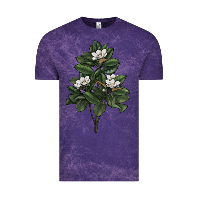 Magnolia Flower Illustrations Vintage Tee by LillyAllenDesigns | Teevron