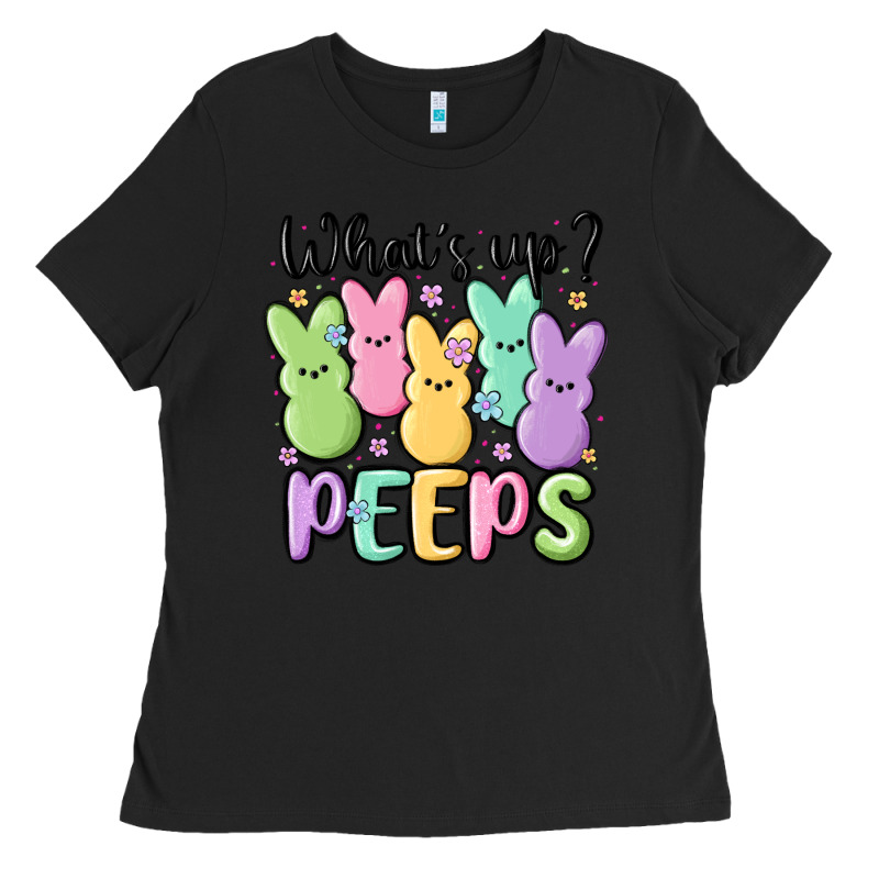 What's Up Peeps Ladies Tee by MaliasSmallBusiness | Teevron