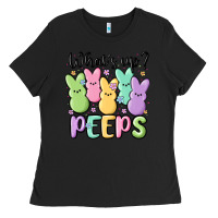 Black what's up peeps Ladies Tee - MaliasSmallBusiness