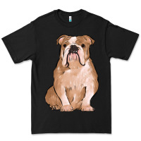 Black bulldog Premium Tee - MaliasSmallBusiness