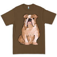 Cacao bulldog Premium Tee - MaliasSmallBusiness