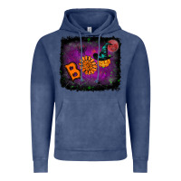 Vintage Denim boo gemstone halloween pumpkin Vintage Hoodie - RanaPortraitStore