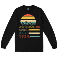 Black Awesome Since JULY 1934 Long Sleeve Tee - Bettercallsaul