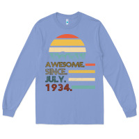 Colony Blue Awesome Since JULY 1934 Long Sleeve Tee - Bettercallsaul