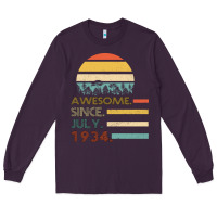 Plum Awesome Since JULY 1934 Long Sleeve Tee - Bettercallsaul