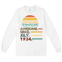 White Awesome Since JULY 1934 Long Sleeve Tee - Bettercallsaul