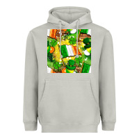 Moon Dust Ireland flag with St. Patrick's Day  digital paper Heavyweight Hoodie - BundleAndBundleShop