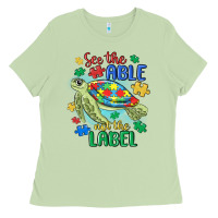 Matcha see the able not the label Ladies Tee - MaliasSmallBusiness