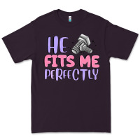 Plum he fits me perfectly Premium Tee - MaliasSmallBusiness